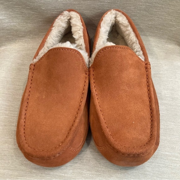 UGG Sz 8 Ascot Lumber Everyday Go-To Wool Lining Cozy Slipper Loafer NEW W/ TAG - Picture 2 of 13